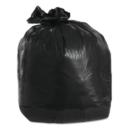 TRINITY PLASTICS 20 gal Trash Bags, 30 in x 36 in, Heavy-Duty, 1.5 mil, Black, 100 PK 100446